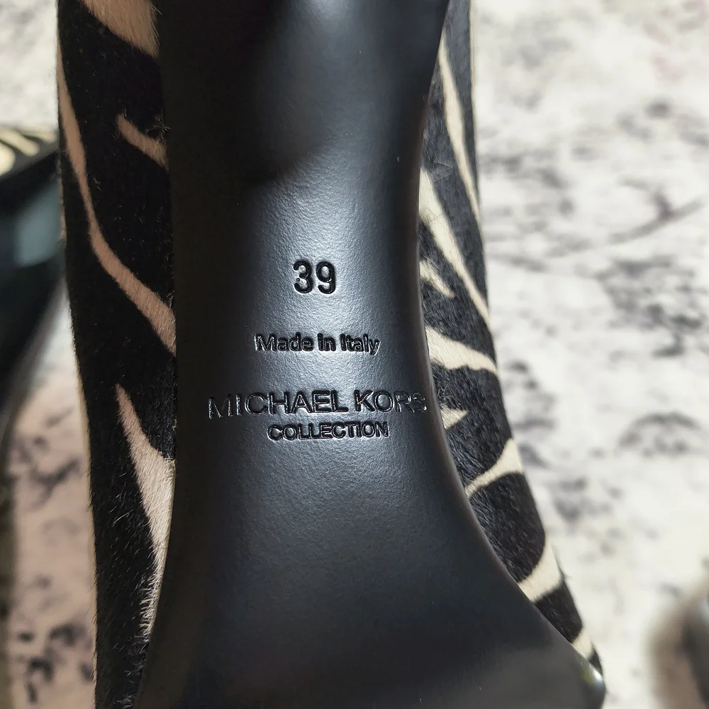 $695 NIB Michael Kors Collection Muse Runway Pumps Women's Size IT 39 US 9 - Picture 5 of 10